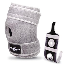 COZYFIT Rodillera Ortopédica con Estabilizadores, Rodilleras Gym, Knee Wraps para Rodilla Gym, Rodilleras de Compresion Deportiva Ideal para Recuperac