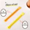 4PCS Fancy Cut Eggs Cutters Multipurpose Fancy Egg Slicer Multipurpose