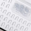 Heavy Duty Zinc Metal Drapery Pin Hooks (50 Pack) for