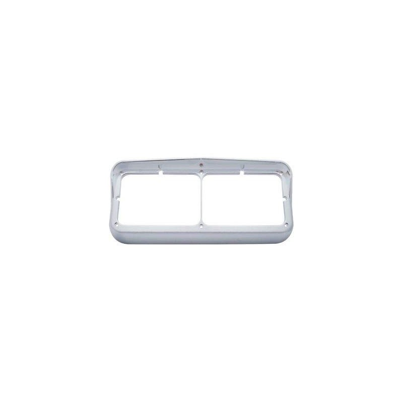 United Pacific 40983 Chrome Plastic 4”x 6” Rectangular Dual Headlight