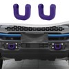 SQQP Bumper Tow Hook Covers Compatible with Ford Bronco 2021-2024+Exterior