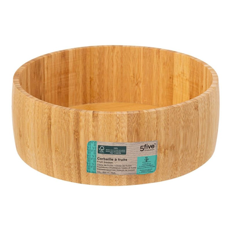 5five - Bamboo Fruit Basket 30 cm
