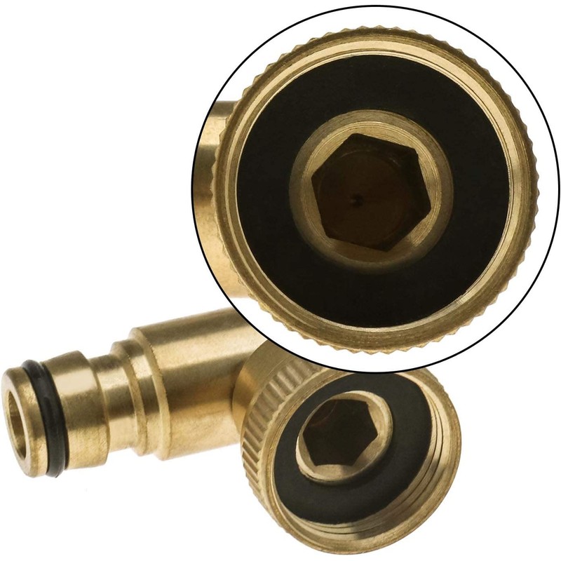 Hydrogarden 2 x Garden Hose Elbow Connector 90 Degree Hose