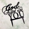 Decoración para tartas de boda de God Gave Me You
