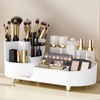 Booklov Rotating makeup organizer,Large Capacity Cosmetic Display Case, easy to