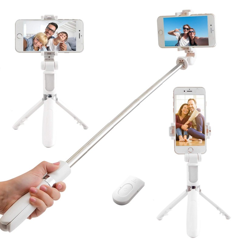 HYR 2021 Selfie Stick, Bluetooth Selfie Stick, Lightweight, Wireless, Tripod/Monopod,