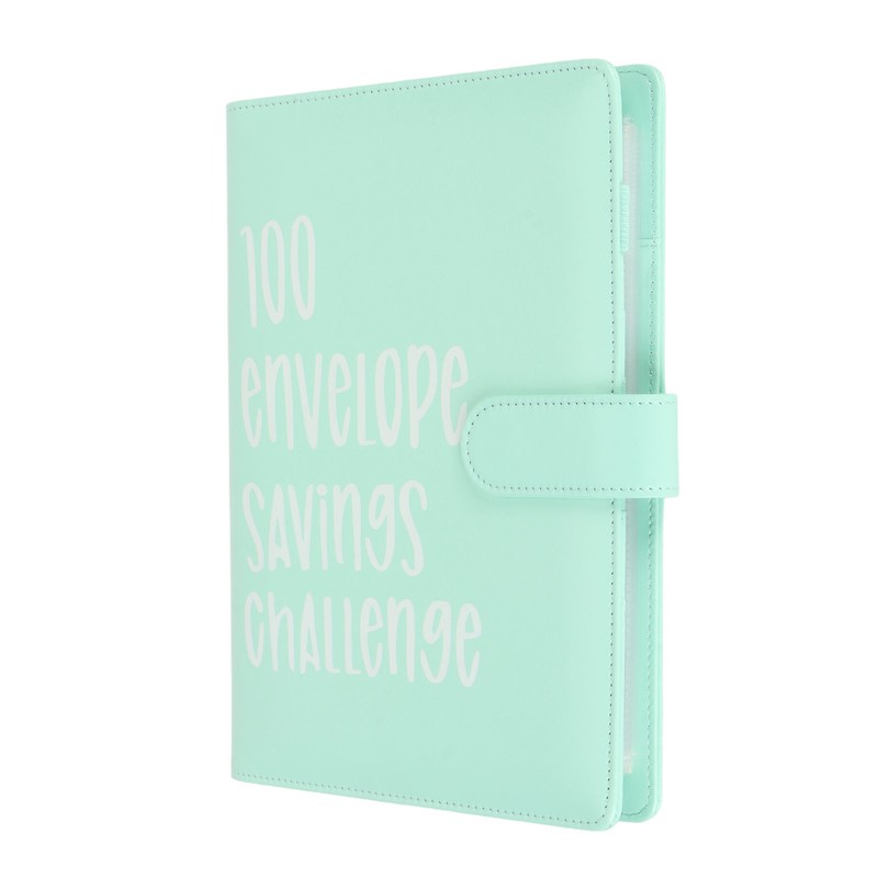 100 Envelopes Challenge Binder Waterproof A5 Money Saving Budget Binder