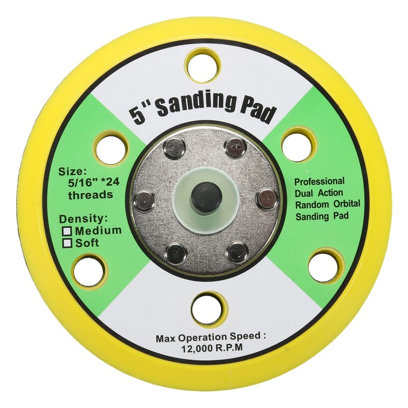 5Inch 6 Hole Hook and Loop Orbital Sander Replacement Pad