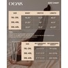 OEAK Womens Fleece Lined Tights Leggings Plus Size Thermal Warm