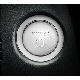 Toyota Prius/PRIUS 60 Series Engine Start Button Switch Cover Exclusive Design Genuine Replacement Cover Switch Interior Accessory Dress Up Custom Item (Silver)