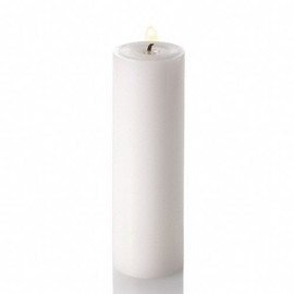 Richland 2"x 6" Pillar Candles White Unscented Set of 20