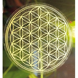 Sticker The Flower of Life 9cm gold