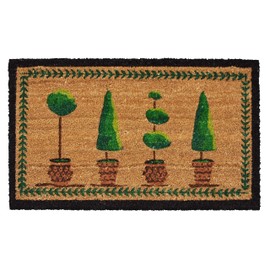 Calloway Mills 120741729 Topiary Doormat, 17"x29", Multicolor