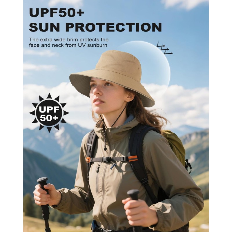 Zylioo Oversize XL Cotton Bucket Hat, Large Reversible Fisherman Hats,