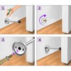 Door Stopper, 6 Inch Extra Long Door Stop, 2 Pack