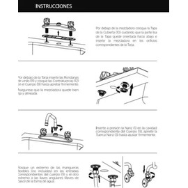 Llave Mezcladora Maxims Lavabo Grifo JMF4022N Negro Mate Metal Calidad