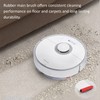 2 Set Rubber Main Roller Brush Replacement Parts Compatible for