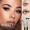 PETUPS Foldable Curled Eyelash Brush,2024 New Mascara Brush Eyelash Comb