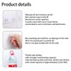 Sndperiexam 20 Pcs Waterproof Adhesive Wall Hooks for Hanging, Clear