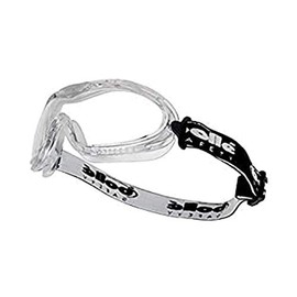 Bolle X90PSI Goggles Crystal PVC Frame Vented Anti Scratch and Fog Lens, Clear