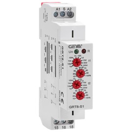 Asymmetric Cycle Timer Relay IGEYAPA 1SPDT AC 230V 16A Long or Short Period Repeat Cycle Tntermittent Timer Electronic Relay in Din Rail (GRT8-S1 AC 230V)