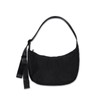 Medium Nylon Crescent Bag - Casual Shoulder Crossbody with 47"