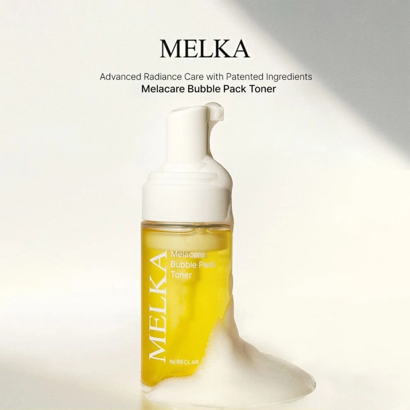 tomnada MELKA Melacare Bubble Pack Toner with Niacinamide & Micro-Bubble