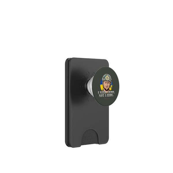 Zelensky Ammo Not A Ride Zitat Präsident Volodymyr Zelensky PopSockets