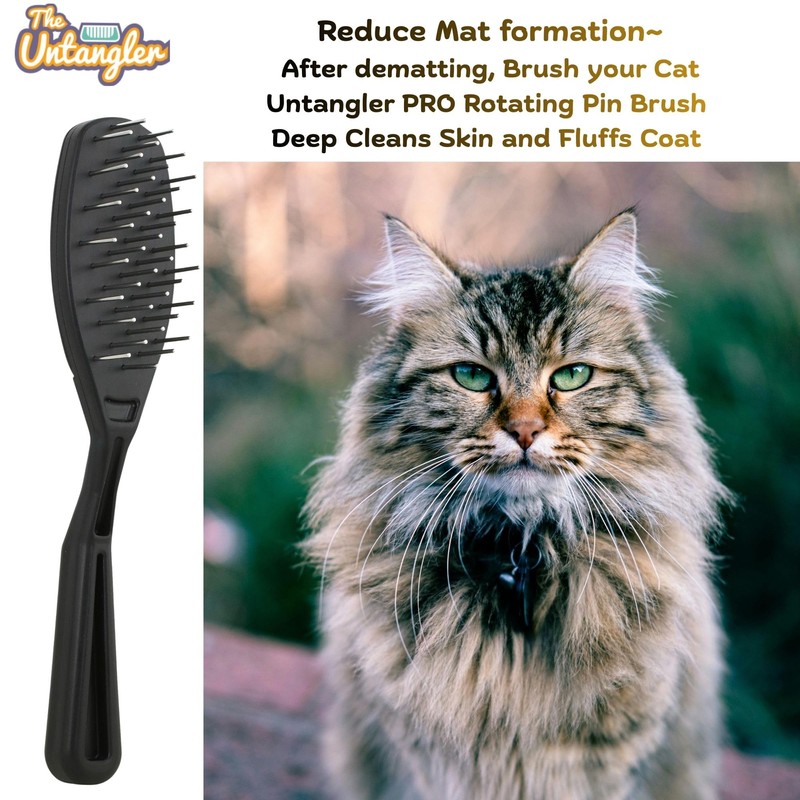 Cat Comb, 7 inch, Ferrari Red - Silky Smooth Rotating