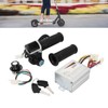 24V 500W Electric Bike Controller Throttle Grip with Square Screen
