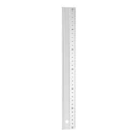 sourcing map Cutting Ruler 30cm Metric Aluminum Alloy Straight Ruler Thickening Frosted Measure Ruler with Non-Slip Sponge Backing for Architects Artists Designers Classroom Office, Silver