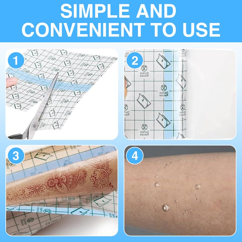 Bettinay 100 PCS Waterproof Bandage for Swimming, 5 cm *