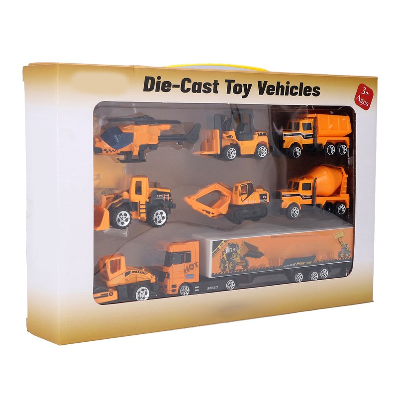 Construction Site Vehicles Toy Set High Simulation Kids Engineering Playset