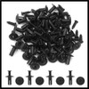 Hihaha 50 Pcs 8mm Hole Plastic Rivets Fastener Fender Bumper