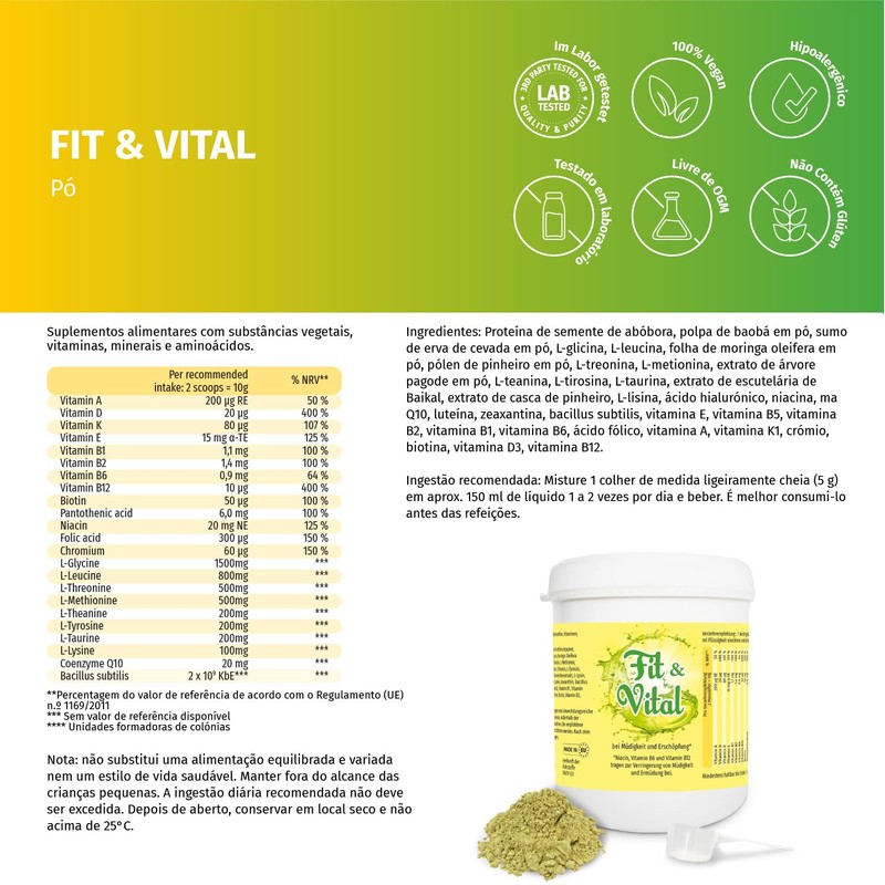 Fit & Vital 300 g for more energy in everyday