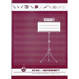 Brunnen 1046846 Note Pad – A4 – 8 sheets with Guide Lines)