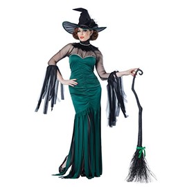 California Costumes Women's The Grand Sorceress Costume, Green/Black, X-Large