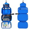 Hanging Toiletry Bag for Travel – Waterproof Foldable Organizer for