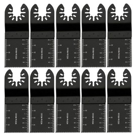 10PCS Oscillating Tool Accessories Universal Wood Metal Oscillating Multitool Quick Release Tool Kits, Quick Release for Fein Multimaster, Ryobi, Milwaukee, Bosch