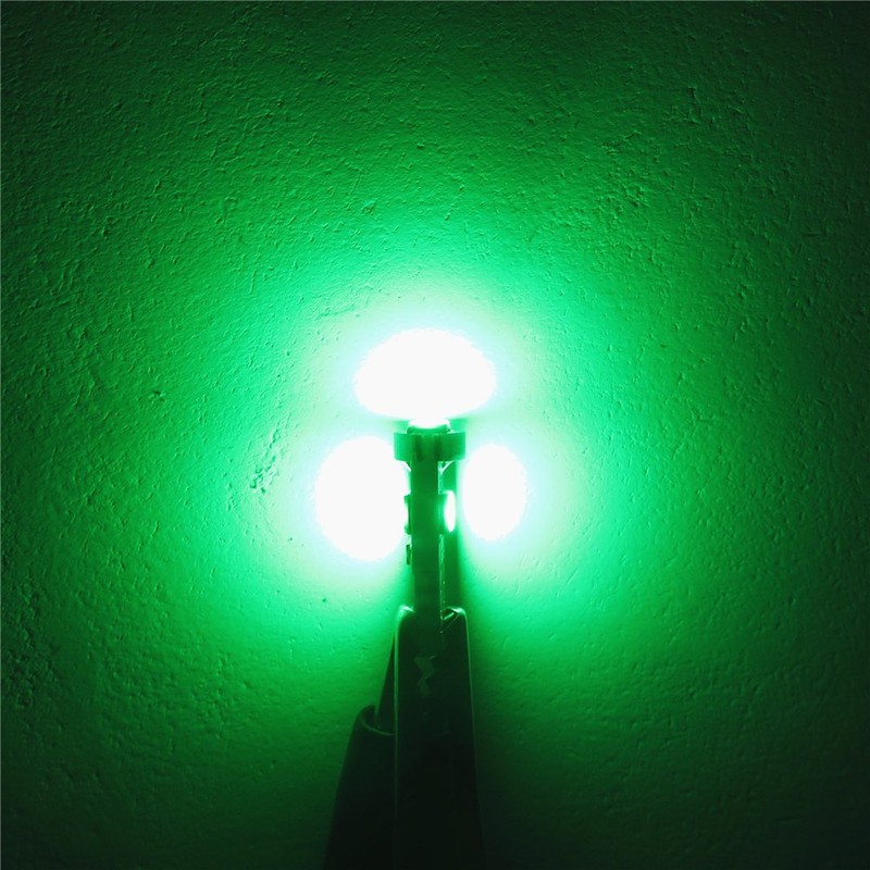 WLJH High Bright Green Instrument Panel Cluster Gauge Indicator Warning