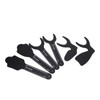 6pcs Intraoral Photographic Black Background Metal Dental Photo Backdrop Contrastor