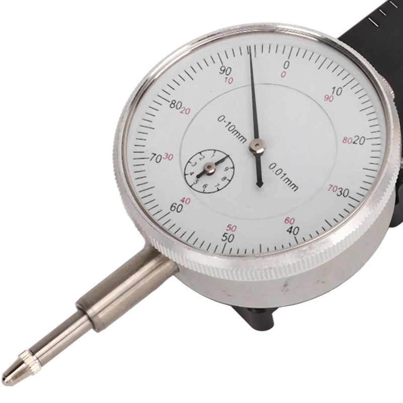 Woodworking Table Saw Dial Indicator, Stainless Steel, Black Calibration Tool