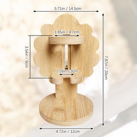 Hamiledyi Small Animal Water Bottle with Adjustable Stand & Hanging Hook - Leak-Proof Rodent Water Dispenser for Hamsters, Guinea Pigs, Gerbils(Style B)