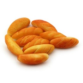 MyTinyWorld 9 x Dolls House Miniature Golden Brown Bread Batons