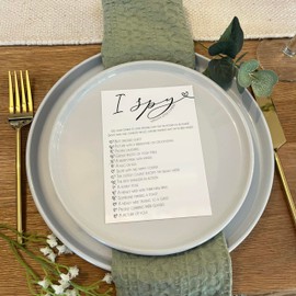 I Spy Camera Selfie Game - 10 Pack - Wedding Cards - Minimalist