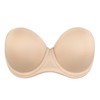 DotVol Women's Strapless Bra, Backless, Without Straps, Push Up Bra