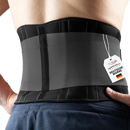 Vigo Sports Back Brace, Machine-Washable – Anti-Sweat Kidney Belt for Effective Back Stabilisation – Back Support Belt for Men and Women – Warming Lumbar Support Belt