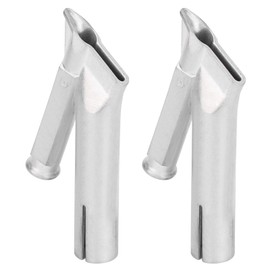 2Pcs Welding Gun Nozzle Cicular Stainless Steel Hot Air Plastic Fast Weld Torch Accessories