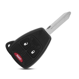 Vbestlife Defensa Delantera para Caliber 2008,Llavero Remoto de 3 Botones con Entrada sin Llave,Carcasa de Repuesto para Llavero de Coche,Llavero Remoto con Chip