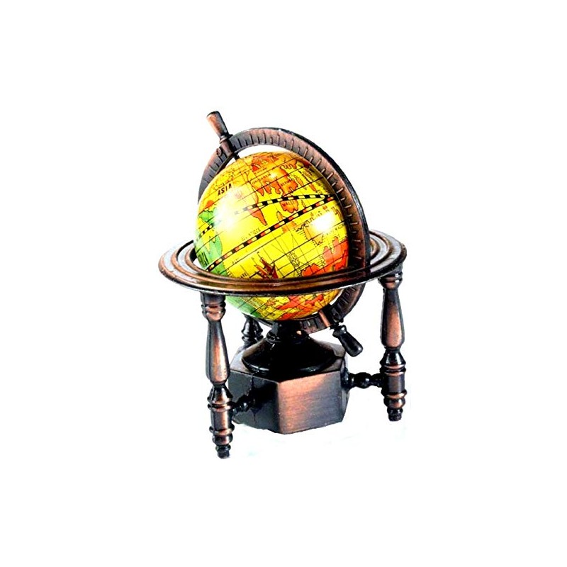 World Globe Die Cast Metal Collectible Pencil Sharpener